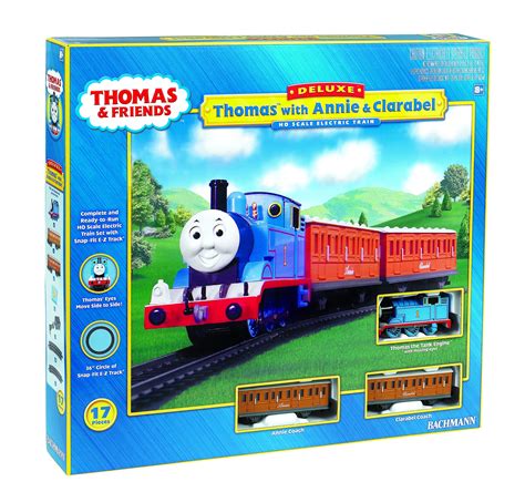 Bachmann Trains - Thomas & Friends Thomas with Annie and Clarabel Ready To Run Electric Train ...