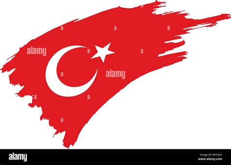 Turkey flag, vector illustration Stock Vector Image & Art - Alamy