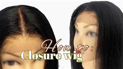 HOW TO MAKE A CLOSURE WIG in 2021 | DRAGON CITY HAIR (how to customise ...