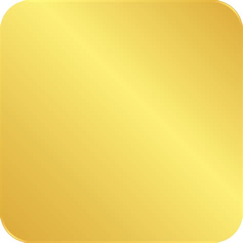 Gold Square Icon 11947154 PNG