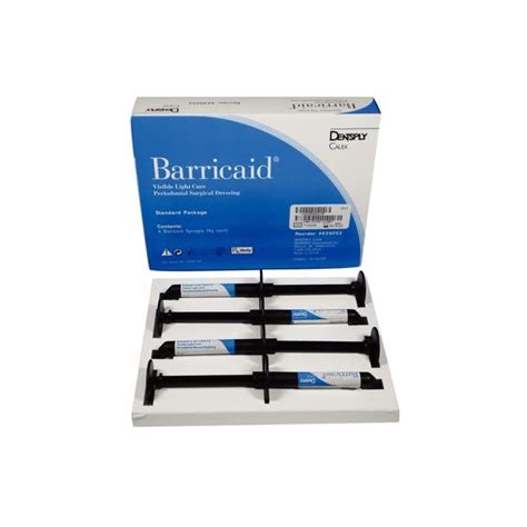 Barricaid Periodontal Surgical Dressing pk/4 4g syg - Dentalmart