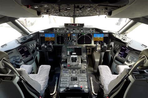 To your point, Cody: here’s a Boeing 787 (Dreamliner) cockpit