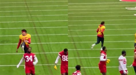 Video Of Patrick Mahomes At Practice Seems To Suggest His Ankle Is ...