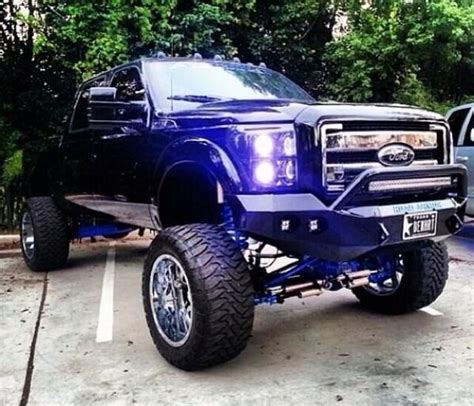 Ford blue lifted truck | Ford trucks, Lifted trucks, Mud trucks