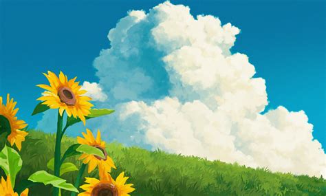 ArtStation - Clouds from My Neighbor Totoro, Gavryl . Cute Backgrounds ...