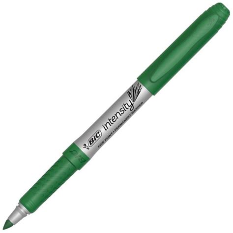 BIC Intensity Green Permanent Markers Fine Bullet Tip | OfficeMax MySchool