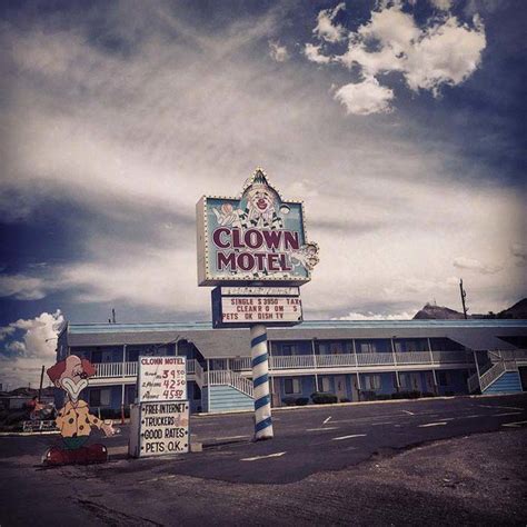 Scary Clown-Themed Motel In The Nevada Desert