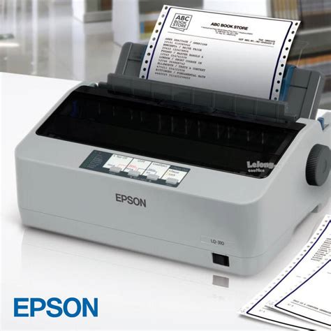 Epson LQ310 Dot Matrix Printer 24-Pin Narrow Carriage Impact Printer with 3pcs Ribbon Original