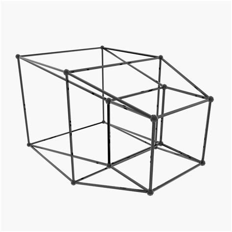 hypercube tesseract 3d model