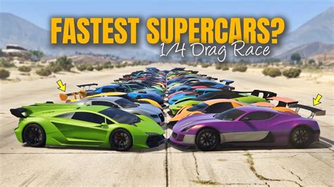 Fastest Super Car In Gta 5 2020