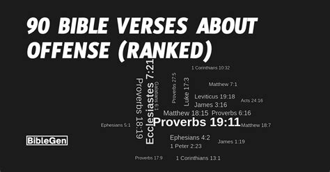 90 Bible Verses on Offense (Ranked)