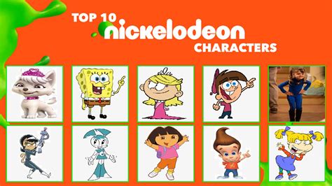 My top ten favorite Nickelodeon characters by Arvin-CuteAnimalFan on ...