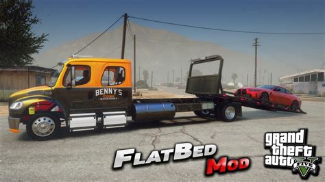 Rollback Flatbed Script | MTL Flatbed Tow Truck GTA 5 - YouTube