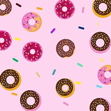 Donut Pattern Wallpaper