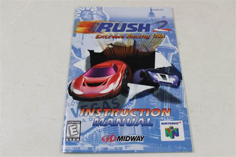 Manual - Rush 2 Extreme Racing Usa - Nintendo N64