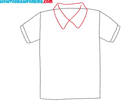 How to Draw a Collared Shirt - Easy Drawing Tutorial For Kids