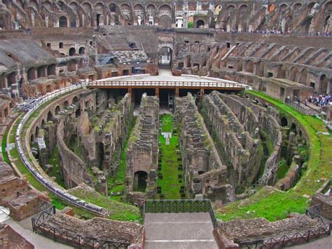 Arena Floor of the Colosseum of Ancient Rome – Stock Editorial Photo © legacy95 #24276279