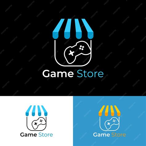 Premium Vector | Game store logo template design vector