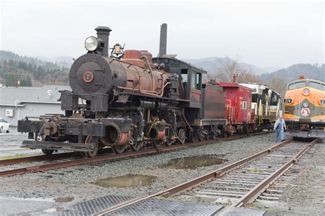 A 2-4-4-2 logging locomotive progresses on its road to restoration ...