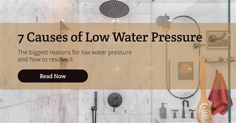 7 Causes of Low Water Pressure - Metal Solutions