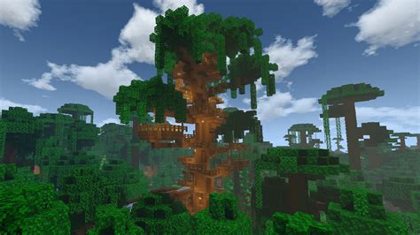 Minecraft Tree House In Jungle - hadahh02.blogspot.com