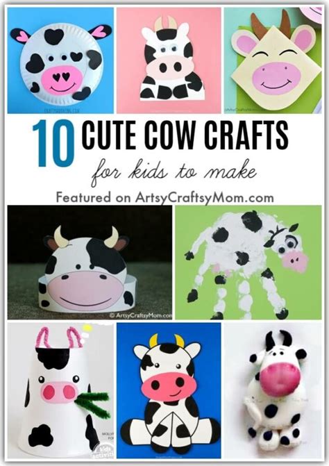 10 Cute and Creative Cow Crafts for Kids