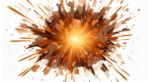 Premium AI Image | Explosion border isolated on transparent background