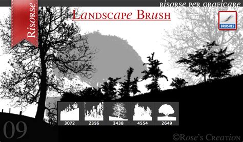 landscape | Photoshop Free Brushes | 123Freebrushes