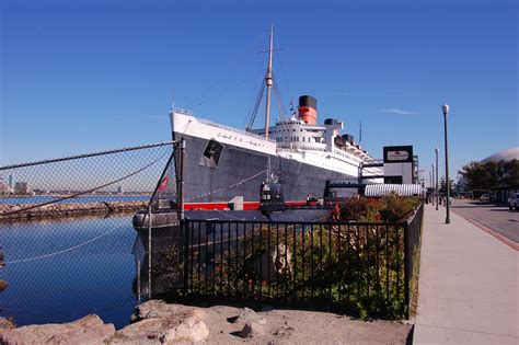 RMS Queen Mary Hotel & Museum Retired Cunard Ocean Liner Long Beach CA