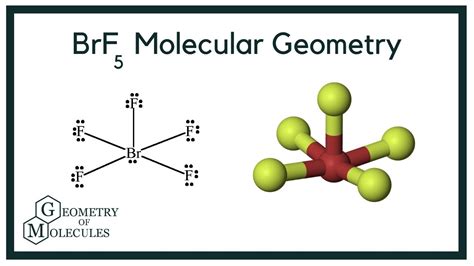 BrF5 Molecular Geometry & Bond Angles (Bromine Pentafluoride) - YouTube