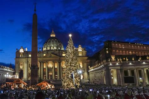 Vatican Christmas tree lights up | ABS-CBN News