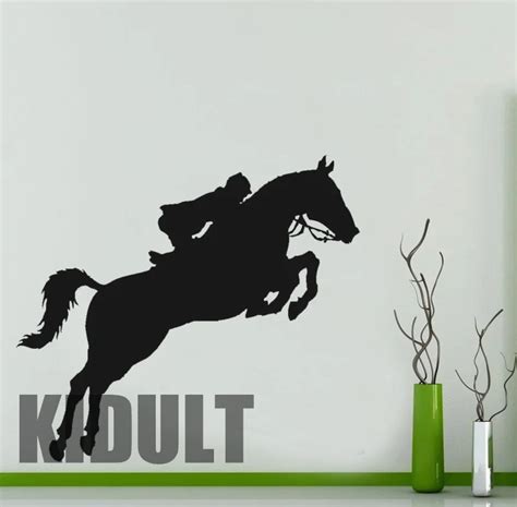 Horse decal girls name wall sticker teen bedroom horse decal childs ...