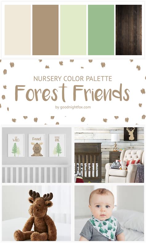 Goodnight Fox - Forest Friends Nursery Color Palette