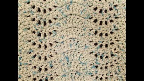 The Feather and Fan Crochet Stitch Tutorial