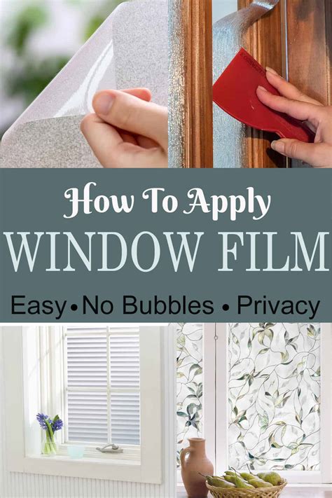 How to Apply Window Film (No Bubbles!) • Craving Some Creativity