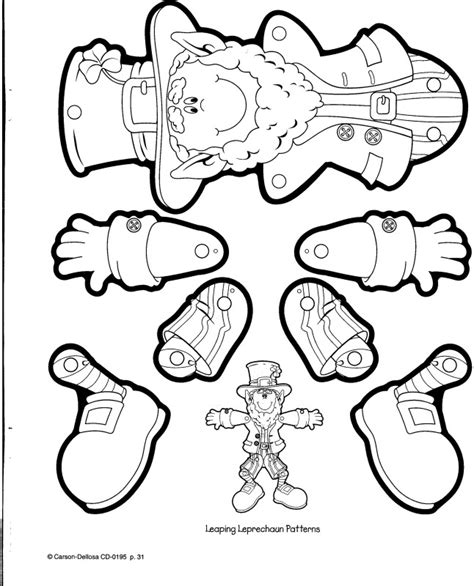 Leprechaun Printable Template