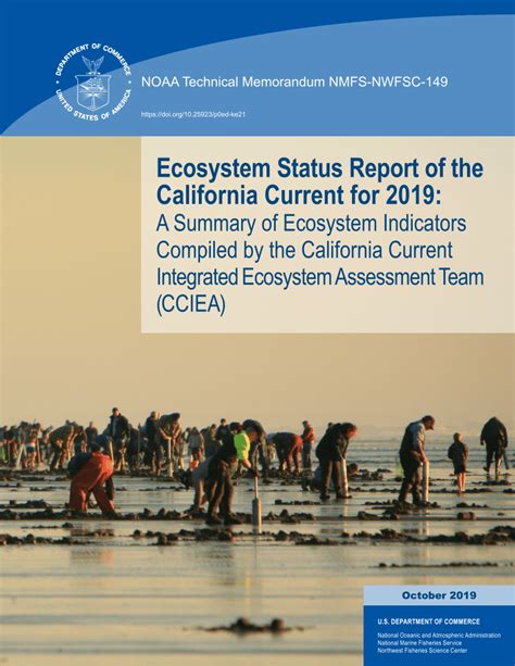 (PDF) Ecosystem Status Report of the California Current for 2019: A ...