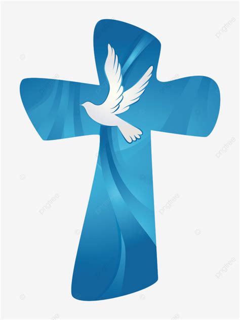 Christian Dove Clipart Vector, Vector Christian Cross Dove Church ...