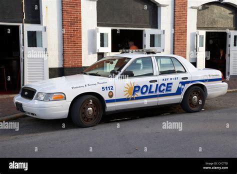 key west police patrol squad car key west florida usa Stock Photo - Alamy