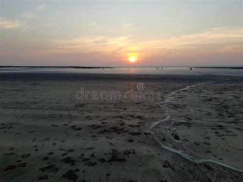 Cool Sunset on Alibag Beach Stock Image - Image of dusk, sand: 264591293