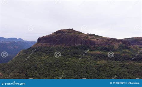 Aerial Shot of Shrivardhan Fort, Rajmachi Stock Image - Image of ...