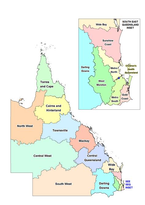 Hospital and Health Service maps | Queensland Health