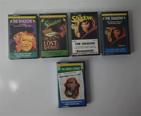 VINTAGE AUDIO CASSETTE Tapes 5 The Shadow/The Green Hornet 1980s/90s $21.99 - PicClick