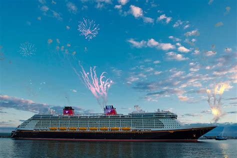 Disney Fantasy cruise ship arrives in Port Canaveral, Florida to prepare for maiden voyage on ...