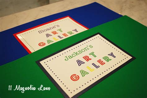 Solutions for organizing kids' artwork and school paperwork | 11 Magnolia Lane