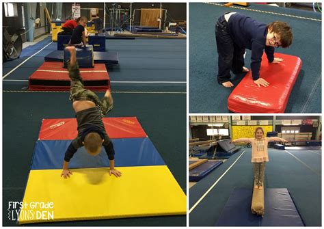 First Grade Lyons' Den: Gymnastics at the YMCA