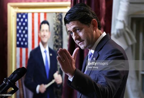 Former U.S. Speaker of the House and former Rep. Paul Ryan speaks... News Photo - Getty Images