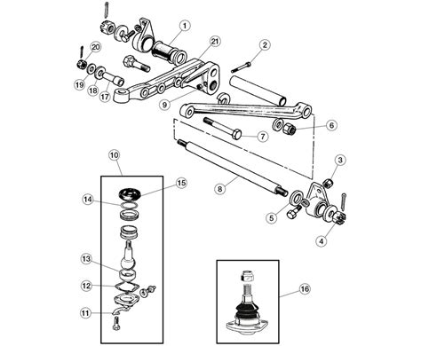 Front Suspension, torsion bar - E-Type (1971-1975)