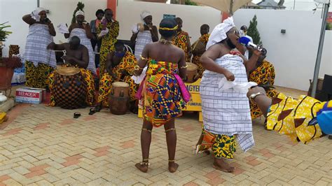 Colorful Adowa dance at a Ghanaian Traditional marriage ceremony - YouTube