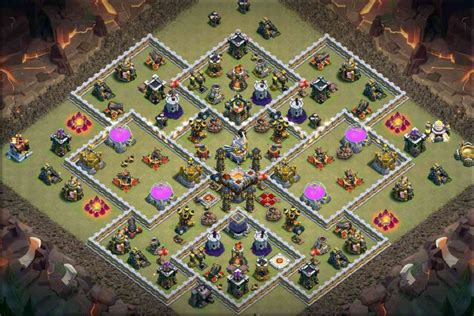 Best TH11 War Base Layout with Link | Anti 2 Star - Town Hall Base Link ...